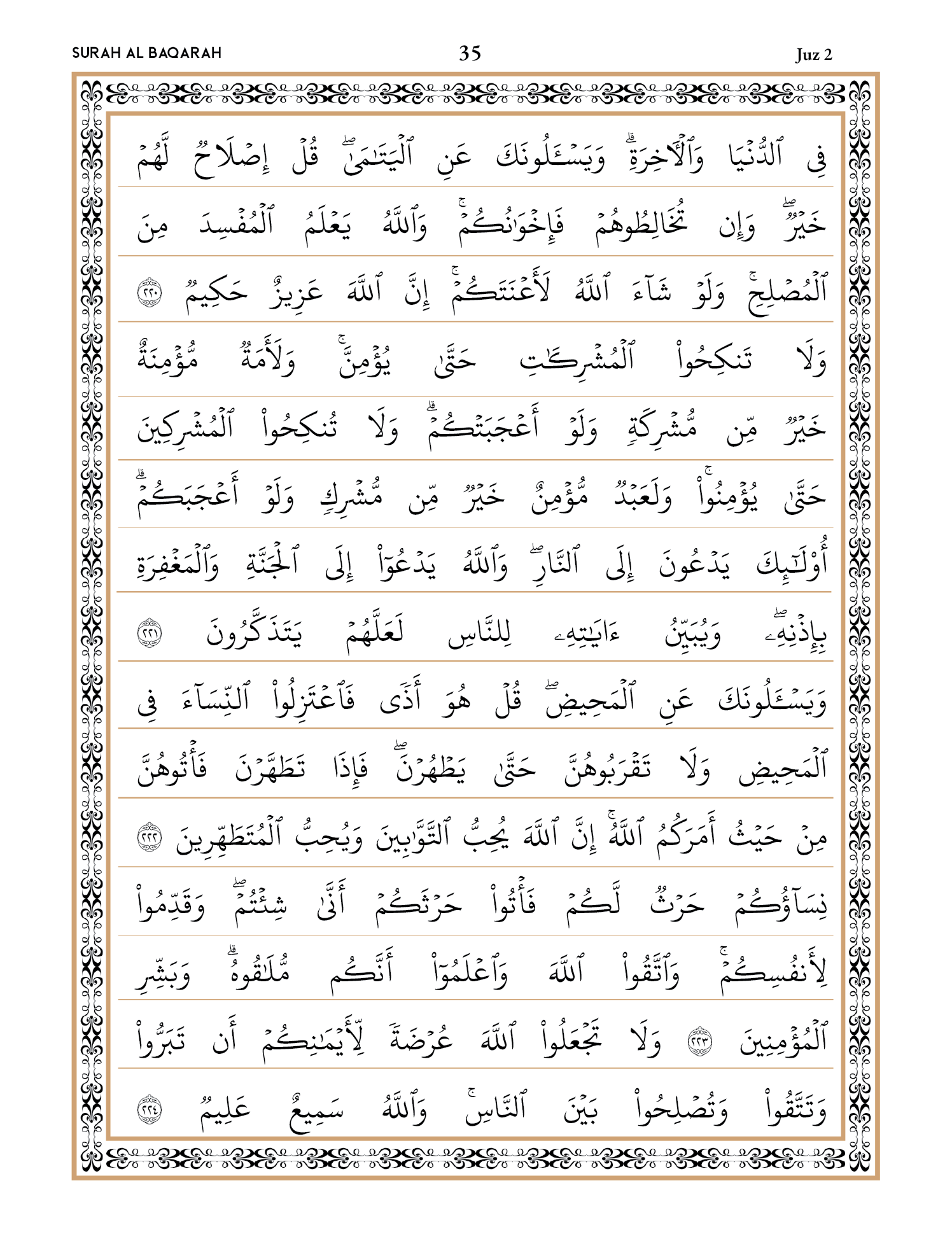 Quran Page 35